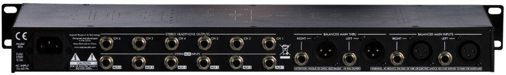 ART HeadAmp6 Pro 6 Channel Professional Headphone Amplifier With EQ