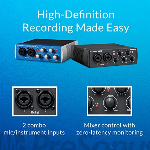 PreSonus AudioBox USB 96 25th Anniversary Edition with Studio One Artist and Ableton Live Lite DAW Recording Software