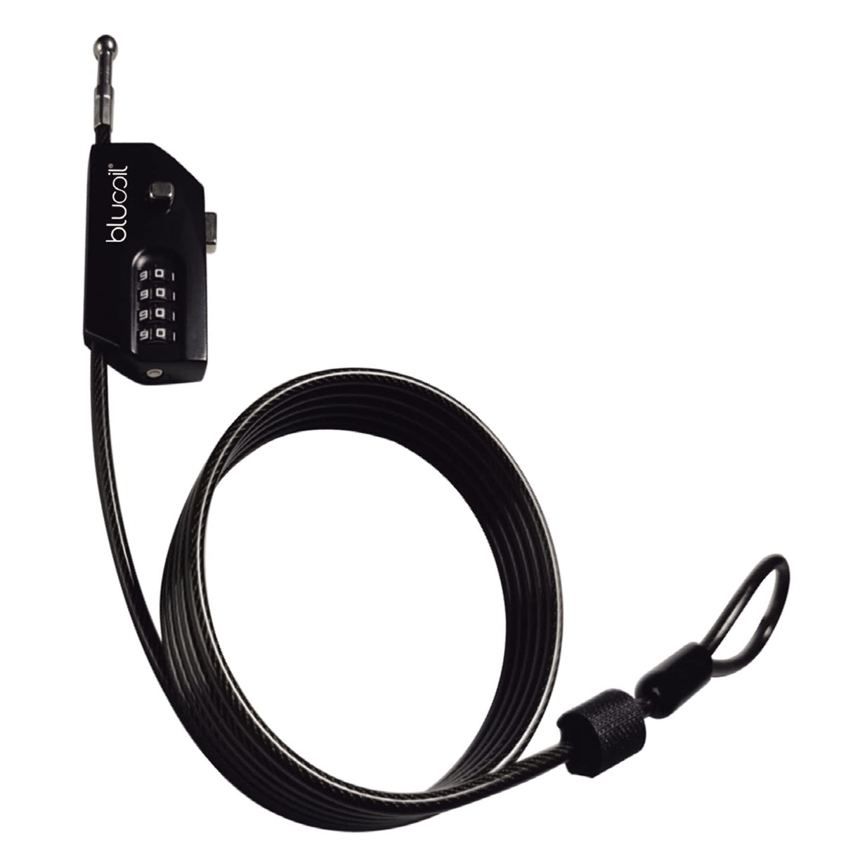 Blucoil 6.5-FT Multi-Functional Combination Cable Lock with Key Pin for Trail Cameras, Bikes, Scooters, Helmets, Bags, and Luggage