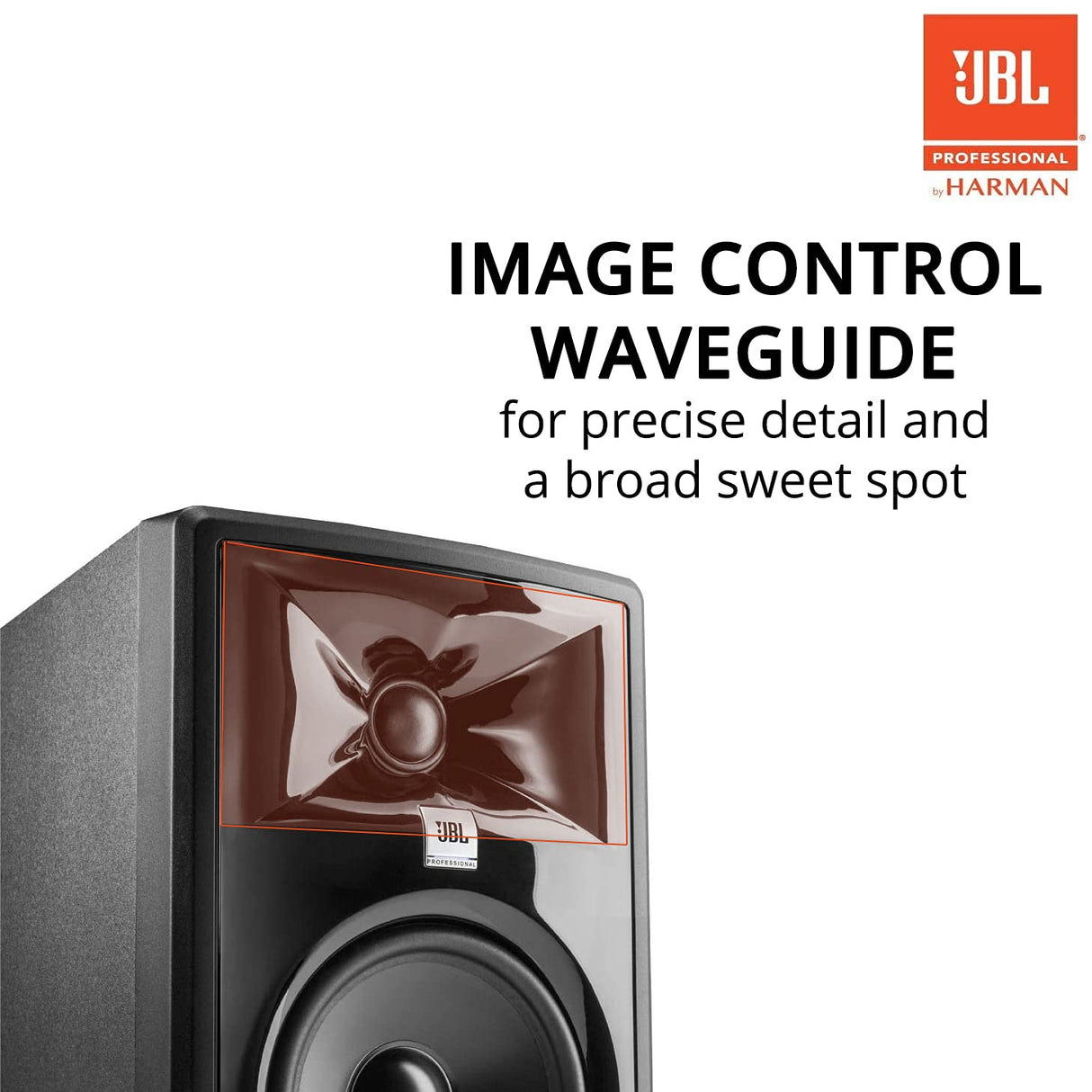 JBL Professional 306P MkII Next-Generation 6" 2-Way Powered Studio Monitors (2-Pack) Bundle with Blucoil 10-FT Balanced XLR Cables (2-Pack), and Reusable Cable Ties (5-Pack)