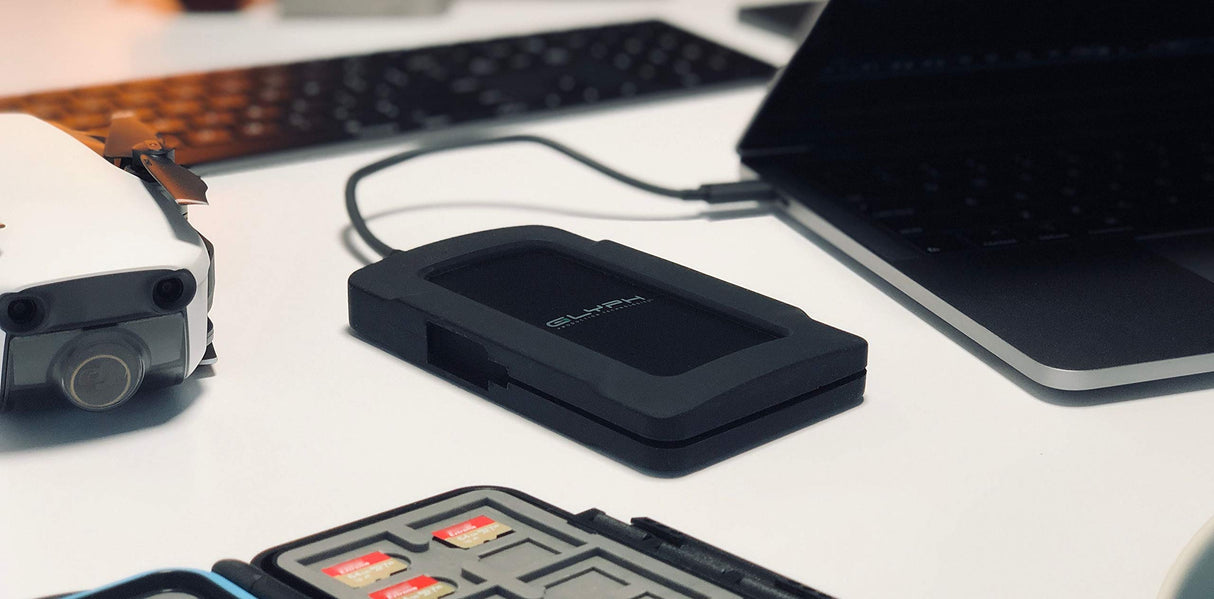 Glyph Atom Pro External NVMe Solid State Drive (SSD), Thunderbolt 3, 2TB A2000PRO