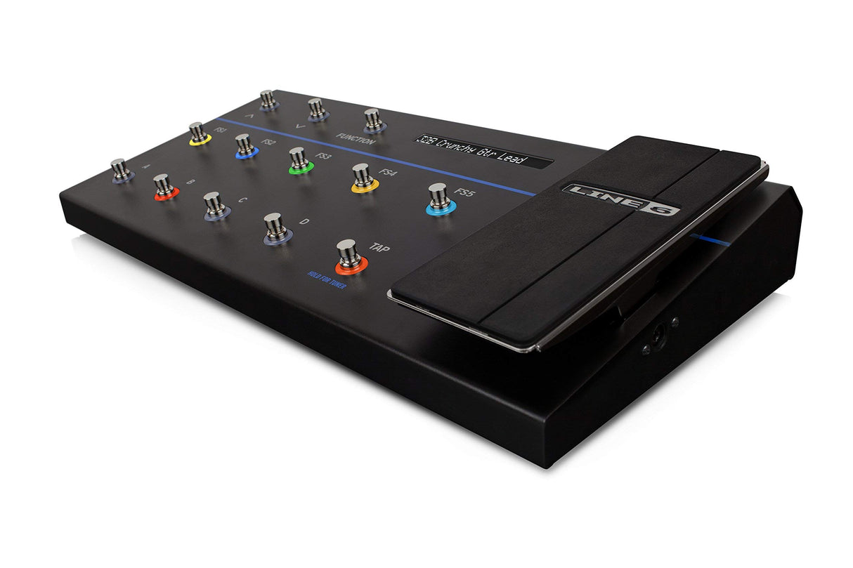 Line 6 FBV 3 Pedalboards Foot Controller for Line 6 Amps and Multi-Effects Processors Bundle with Blucoil 2-Pack of Pedal Patch Cables, and 4-Pack of Celluloid Guitar Picks