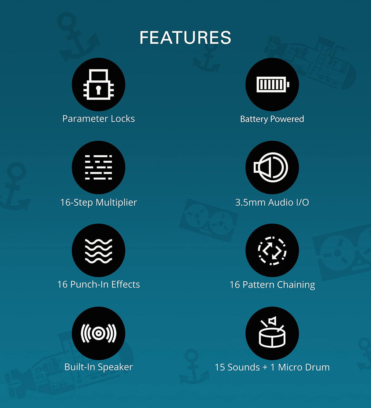 teenage engineering Pocket Operator PO-14 Sub Bass Synthesizer and Sequencer