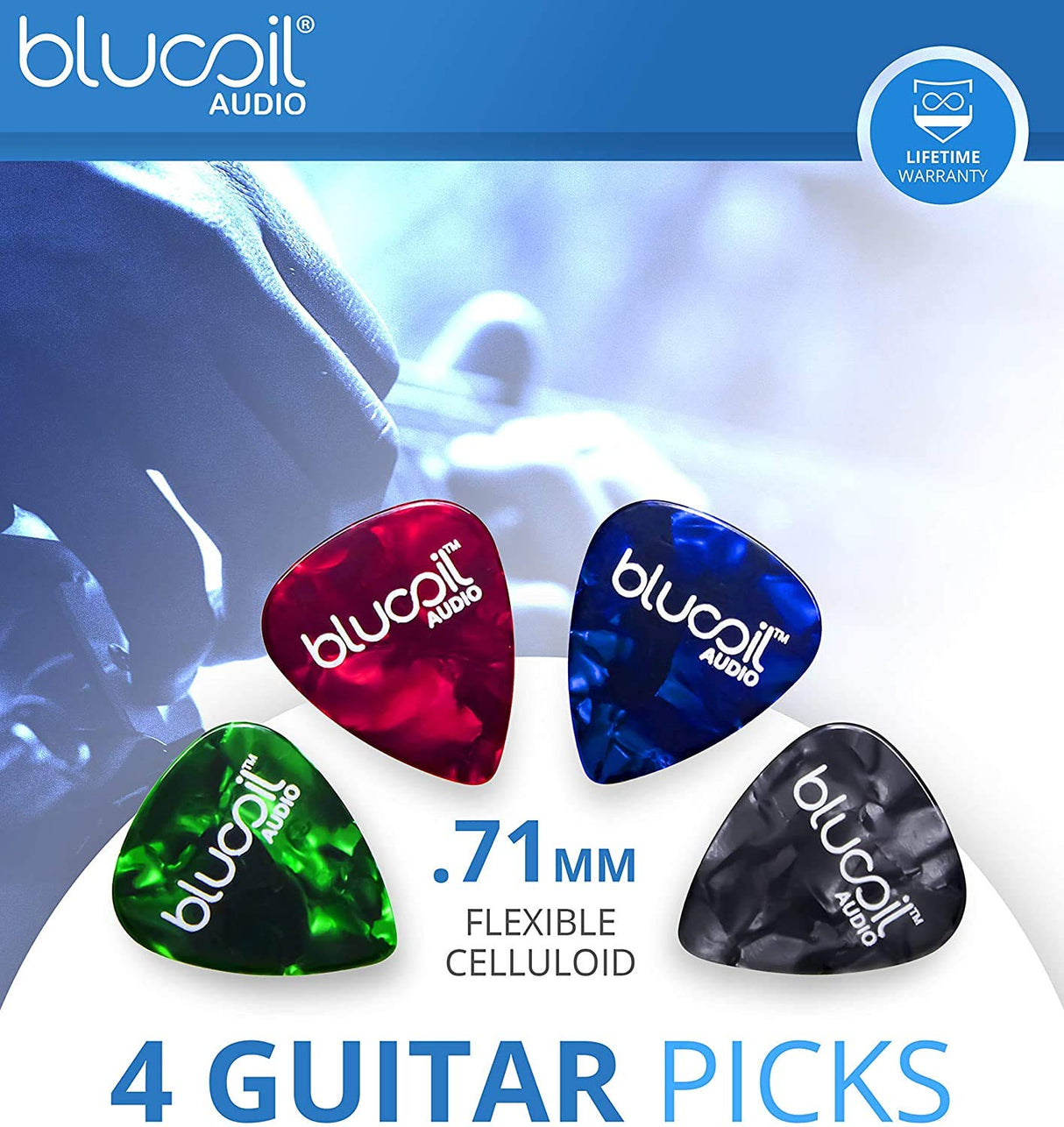 Line 6 FBV 3 Pedalboards Foot Controller for Line 6 Amps and Multi-Effects Processors Bundle with Blucoil 2-Pack of Pedal Patch Cables, and 4-Pack of Celluloid Guitar Picks