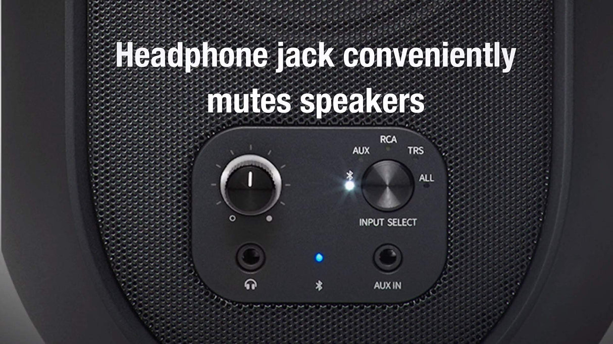 blucoil JBL Professional 1 Series 104-BT Compact Desktop Reference Monitors with Bluetooth, Black, Sold as Pair Bundle Condenser XLR Microphone, Pop Filter, 10' XLR Cable and 5X Cable Ties