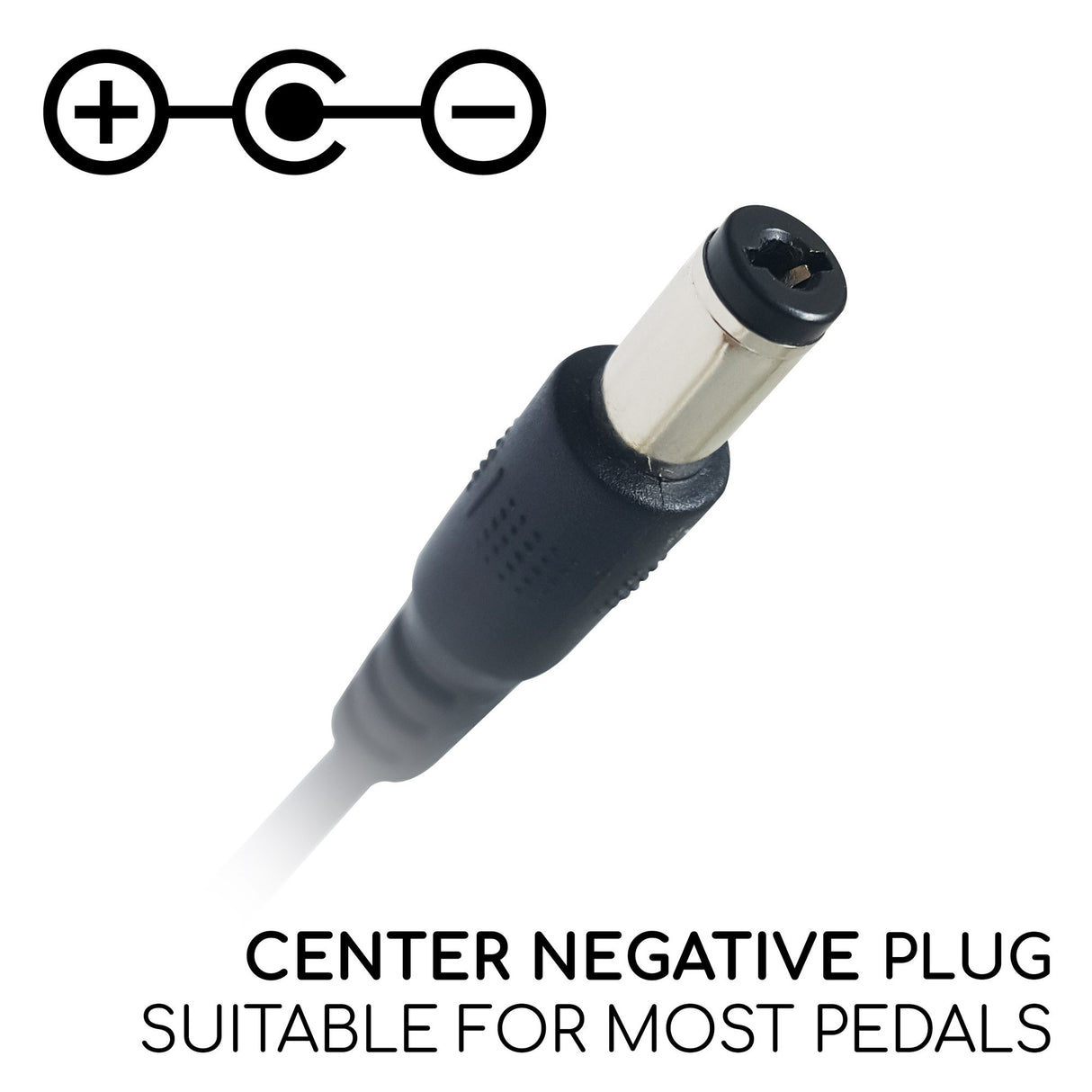 Blucoil Power Supply Slim AC/DC Adapter for 12 Volt DC 1000mA – Compatible with BOSS, Dunlop, Behringer, MXR, Electro Harmonix, TC Electronic, Zoom Effect Pedals - UL Listed