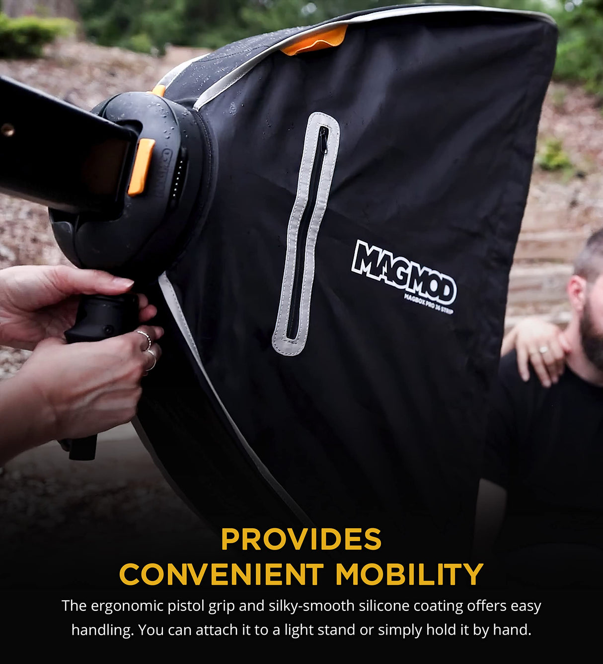 MagMod MagShoe v2 | Universal Cold Shoe Flash Mount for Off Camera Flash | LED Light Panels, Umbrella Modifiers, MagBox PRO 42" Octa Softbox, and MagBox PRO 36" Strip
