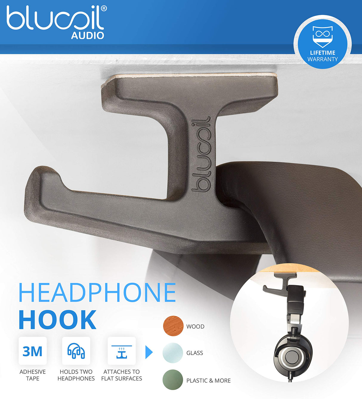 Audio-Technica ATR2100x-USB Cardioid Dynamic Microphone Bundle with Blucoil 4X 12 Acoustic Wedges, 3' USB Extension Cable, Boom Arm Plus Pop Filter, Headphone Hook, and Samson SR350 Headphones