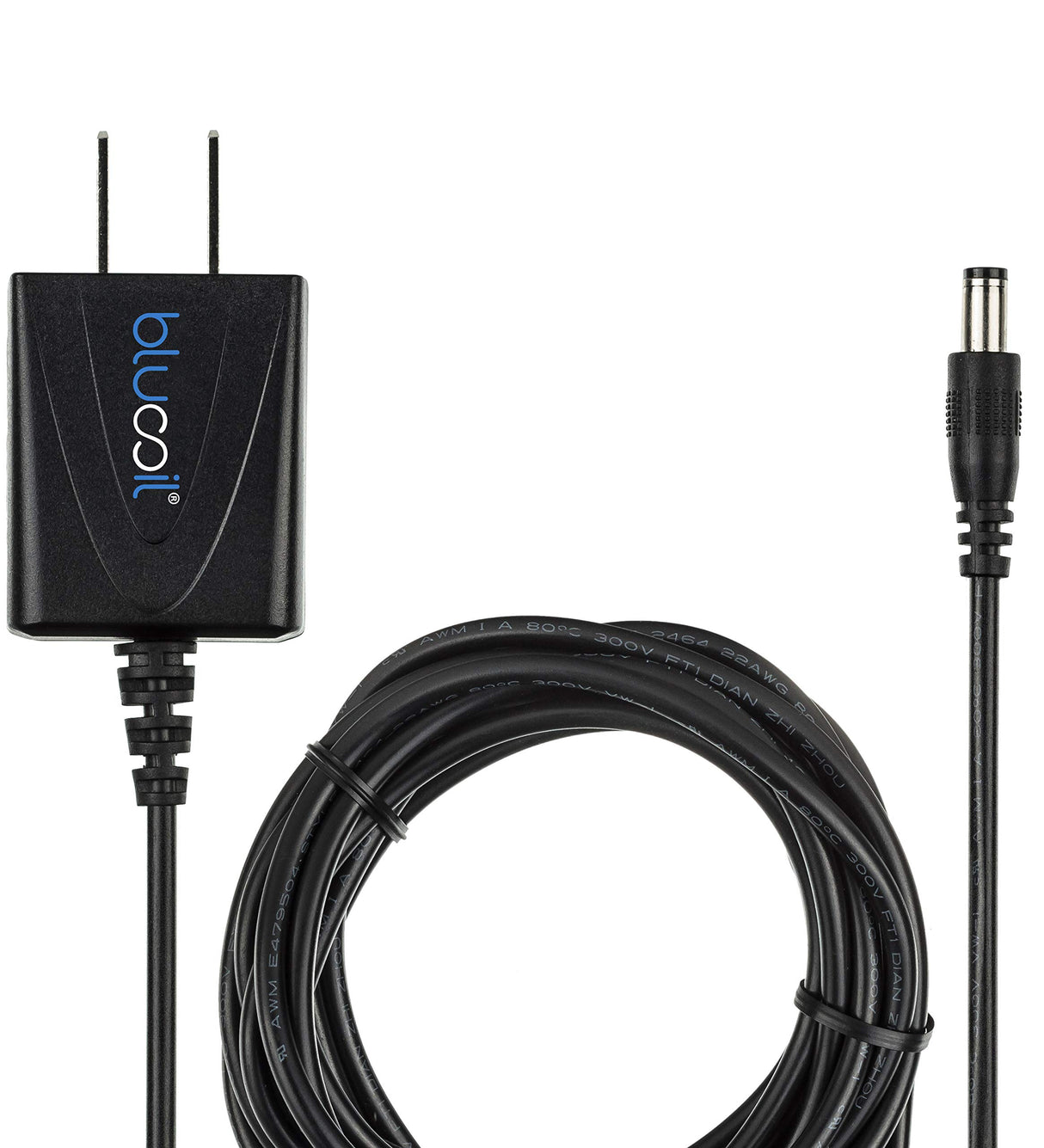 Blucoil Power Supply Slim AC/DC Adapter for 12 Volt DC 1000mA – Compatible with BOSS, Dunlop, Behringer, MXR, Electro Harmonix, TC Electronic, Zoom Effect Pedals - UL Listed