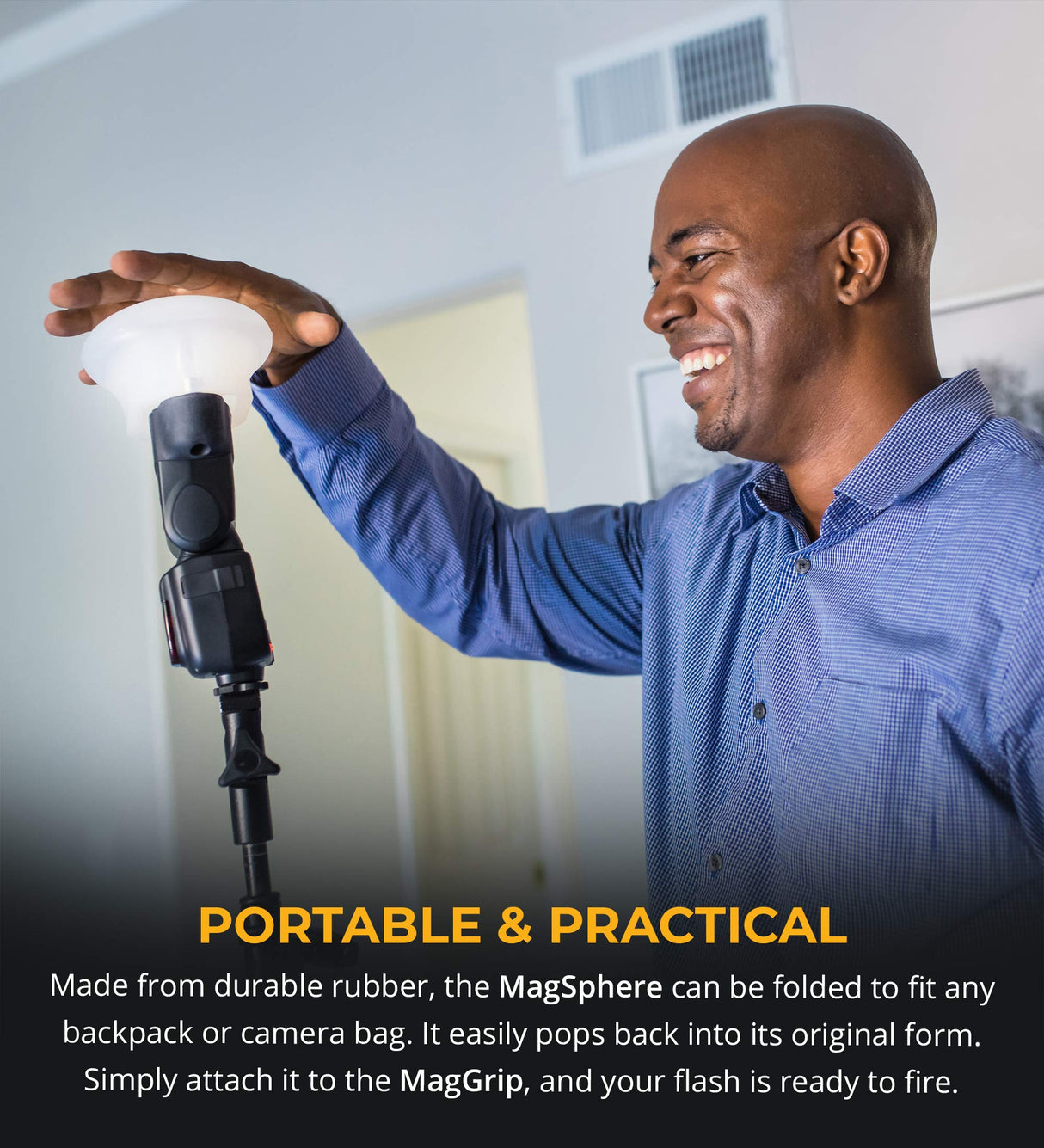 MagMod MagSphere - The Most Beautiful, Versatile, and Effective Flash Diffuser Modifier