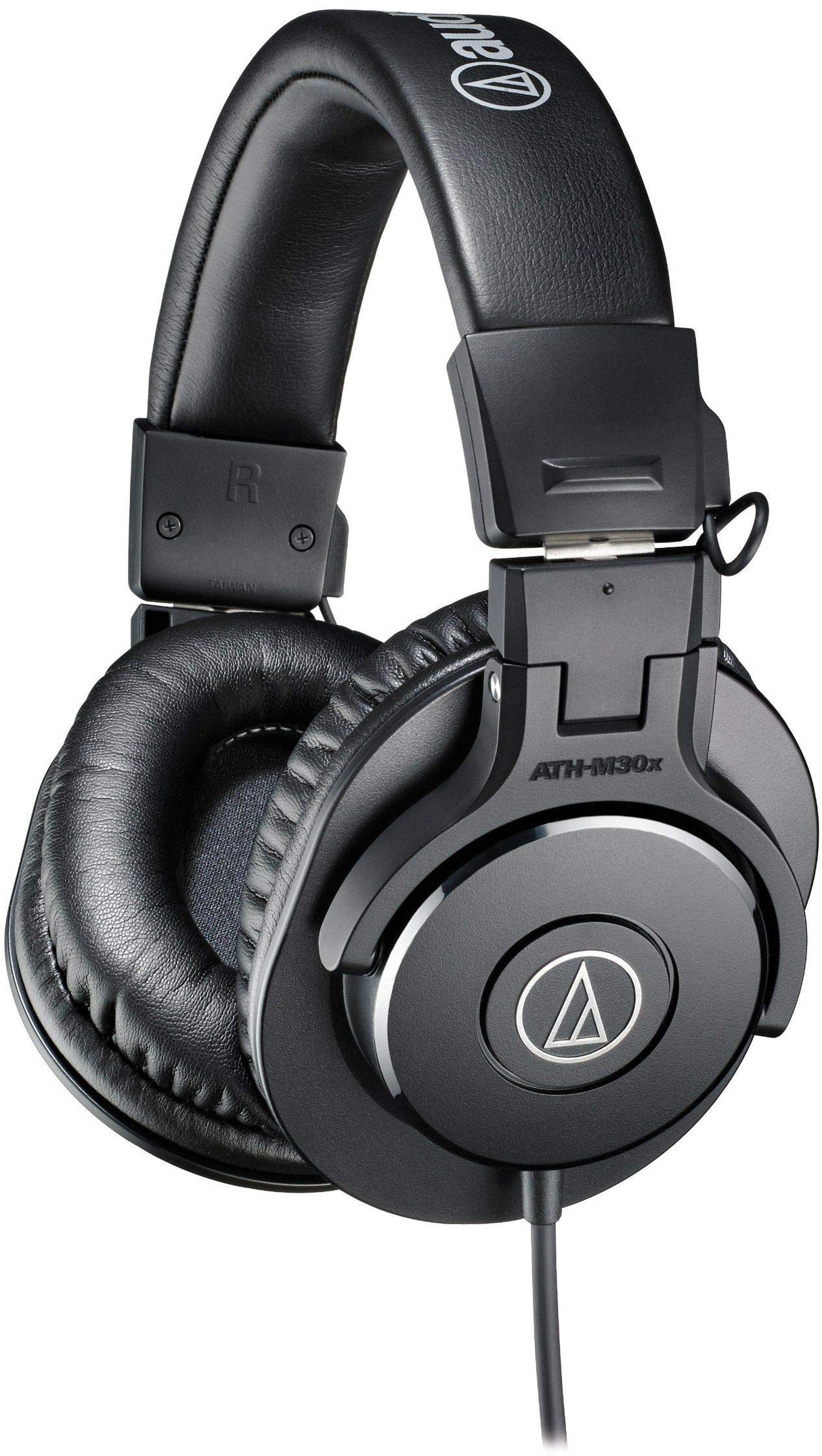 Audio-Technica ATH-M30x Professional Studio Monitor Headphones (Renewed)