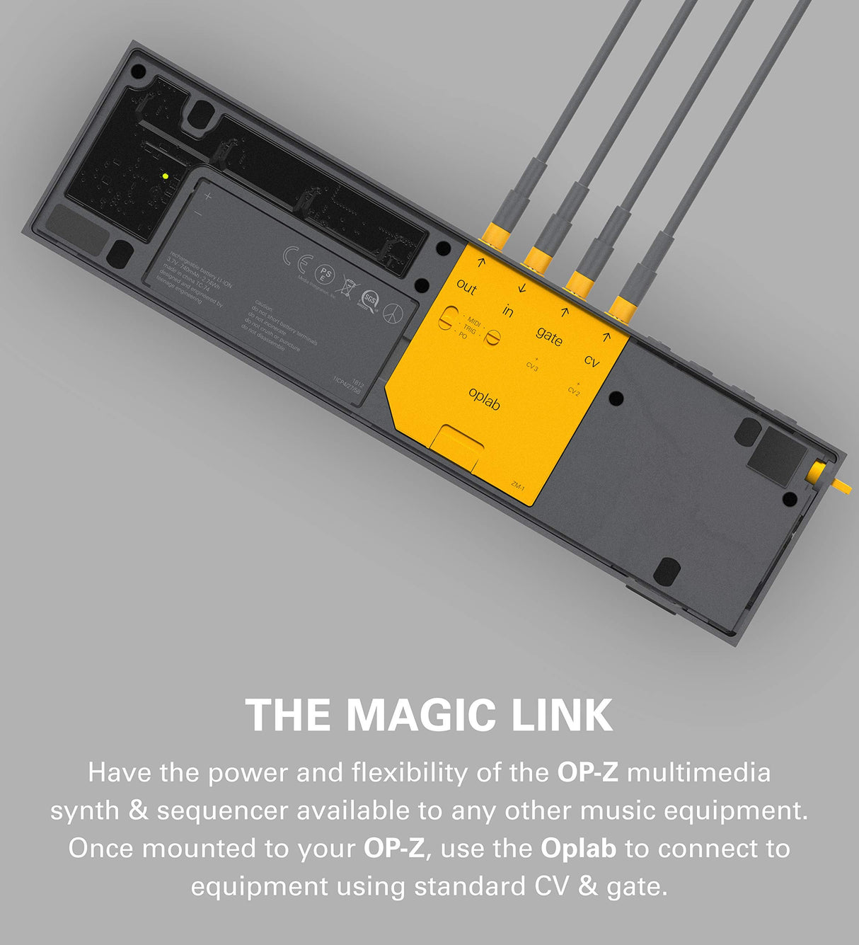 Teenage Engineering ZM-1 Oplab Module Expansion Accessory Kit for OP-Z Bluetooth Synthesizer Sequencer (Renewed)