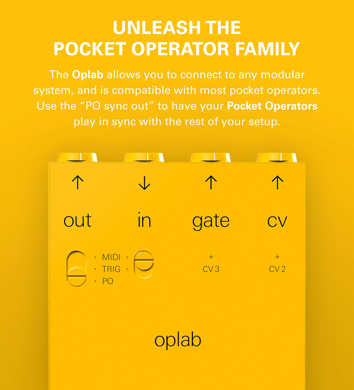 teenage engineering ZM-1 Oplab Module Expansion Accessory Kit for OP-Z Portable Synthesizer and Multimedia Sequencer