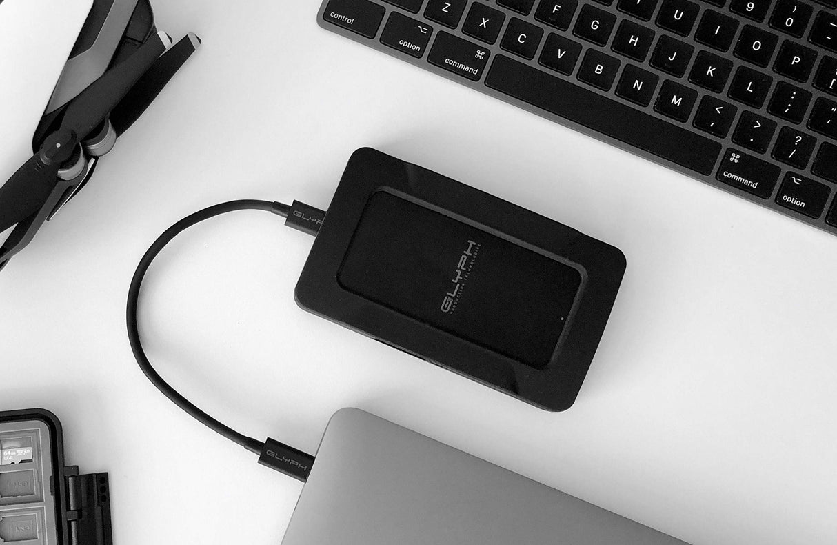 Glyph Atom Pro External NVMe Solid State Drive (SSD), Thunderbolt 3, 2TB A2000PRO