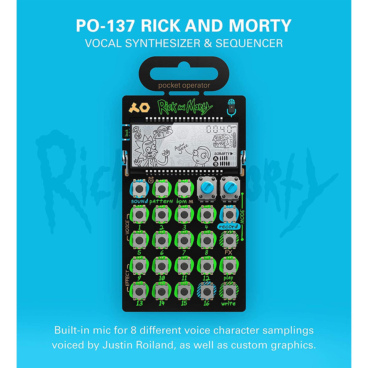 Teenage Engineering PO-137 Pocket Operator Limited Edition Vocal Synth and Sampler (Renewed)