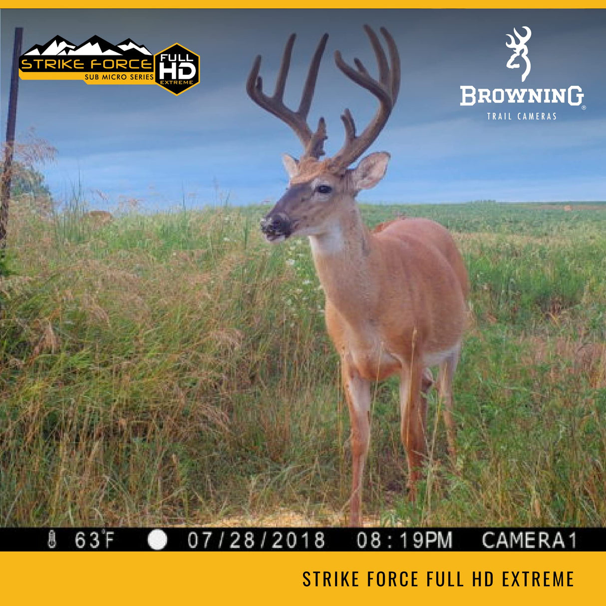 Browning Trail Cameras - Strike Force Full HD Extreme - BTC-5FHDX - Game Camera, Wildlife Motion-Activated Camera