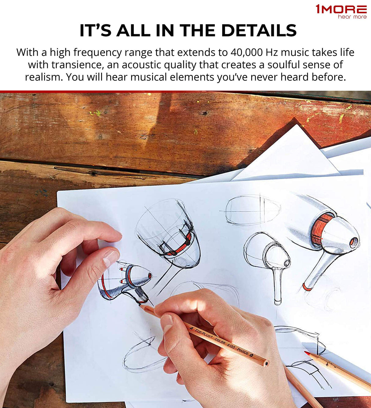 1MORE E1010 Quad Driver In-Ear Headphones Bundle with FiiO A1 Silver Portable Headphone Amplifier, Blucoil 6-FT Headphone Extension Cable (3.5mm), and Portable Earphone Hard Case