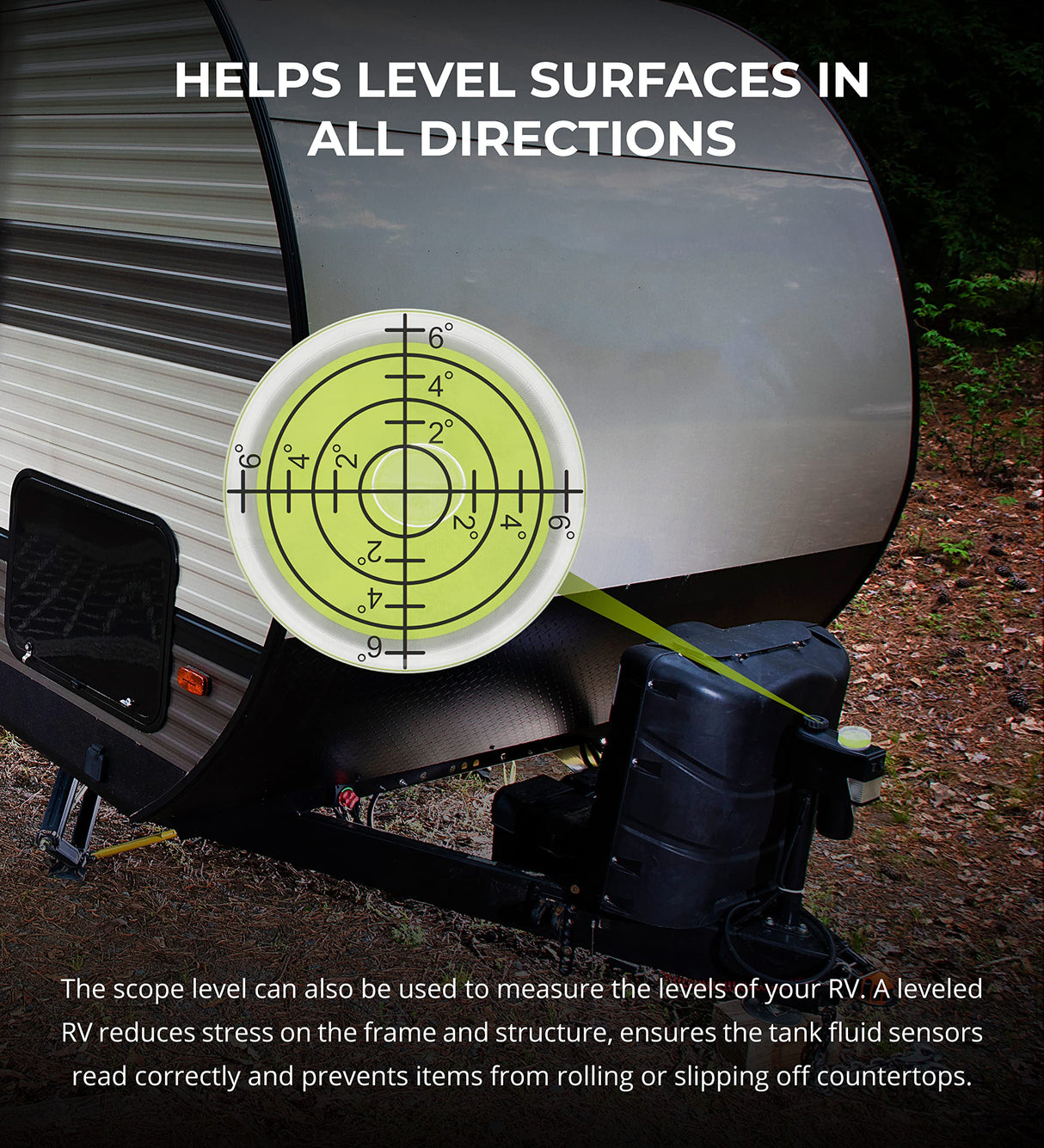 Blucoil 1.26" x 0.47" Magnetic Precision Scope Level with Waterproof Finish for Hunting, Shooting, Tactical Sport, and Leveling Rifle Scope, Camera Tripod Stand, Power Tools, RV, Trailer, Turntable