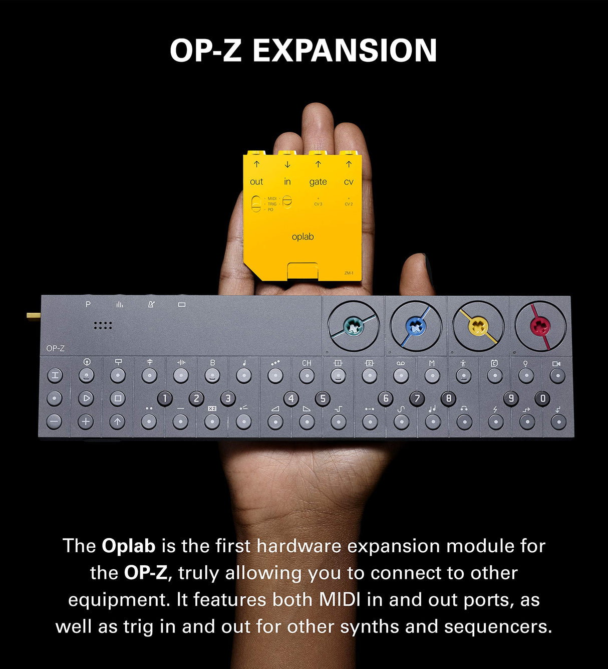 Teenage Engineering ZM-1 Oplab Module Expansion Accessory Kit for OP-Z Bluetooth Synthesizer Sequencer (Renewed)
