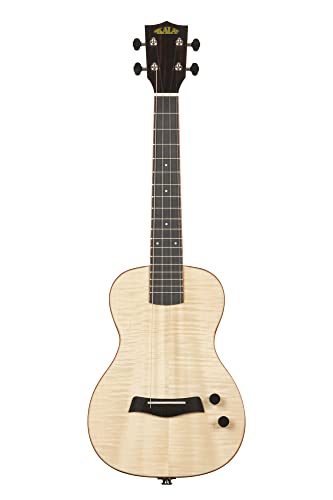 Kala Brand Music Co., 4-String Ukulele, Natural, Tenor (KA-SB-MAP-T_W/Bag)