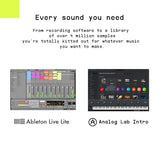 Arturia Keylab MKII Black Edition 88-Key Fatar Hammer Action MIDI Keyboard Controller with Gravity Magnet Phone Holder Bundle
