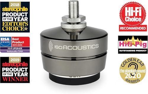 IsoAcoustics Gaia Series Isolation Feet for Speakers & Subwoofers
