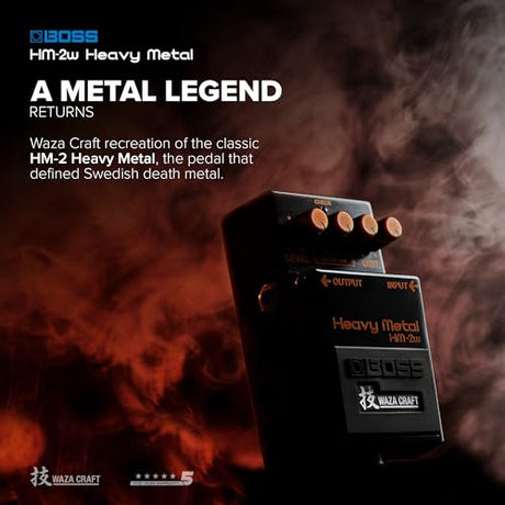Boss HM-2W Waza Craft Heavy Metal Distortion Pedal