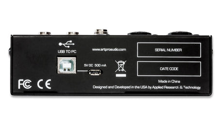 ART USBMix4 Four Channel Mixer/USB Audio Interface