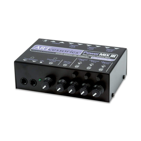 ART PowerMIX III Three Channel Personal Stereo Mixer