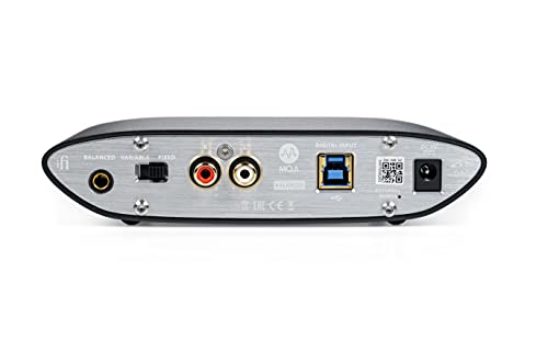 iFi Zen DAC - HiFi Desktop Digital Analog Converter with USB3.0 B Input/Outputs: 6.3mm Unbalanced / 4.4mm Balanced/RCA