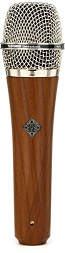 Telefunken M80 Supercardioid Dynamic Handheld Vocal Microphone - Cherry Wood