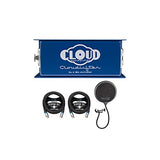 Cloud Microphones CL-1 Cloud Lifter 1 Channel Mic Activator for Dynamic/Ribbon/Tube Microphone Bundle with Blucoil 2-Pack of 10-FT Balanced XLR Cables, and Pop Filter Windscreen