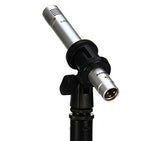 Samson C02 Pencil Condenser Microphone Pair for Vocals, Acoustic Guitars, Pianos, Overhead Drums, Hi Hats Bundle with Blucoil 2-Pack of 10-FT Balanced XLR Cables, and Boom Arm Plus Pop Filter