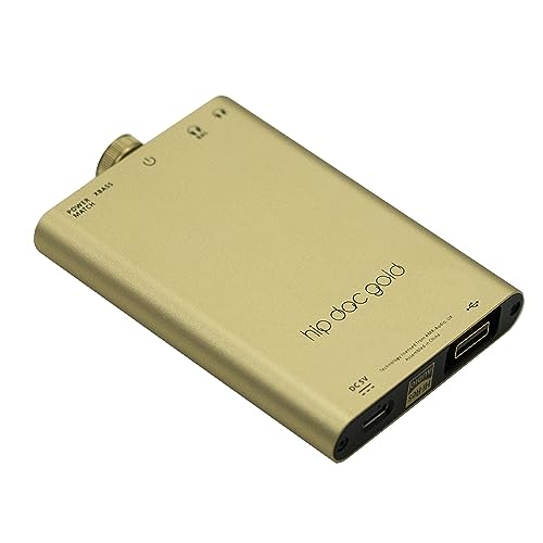 iFi Hip-dac2 - Portable Balanced DAC Headphone Amplifier for Android, iPhone with USB Input Only/Outputs: 3.5mm Unbalanced / 4.4mm Balanced – MQA Decoder