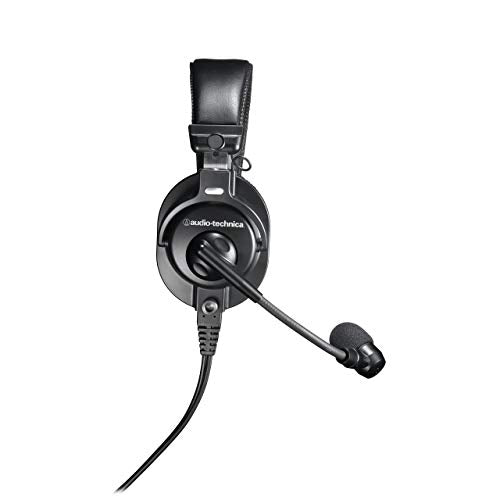 Audio-Technica BPHS1 Broadcast Stereo Headset with Dynamic Cardioid Boom Mic (Renewed)