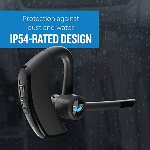 BlueParrott M300-XT in Ear Bluetooth Headset with Noise Cancelling Microphone for iOS & Android Bundle with Blucoil 1080p USB Webcam, USB Conference Speakerphone, and 3' USB Extension Cable