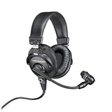 Audio-Technica BPHS1 Broadcast Stereo Headset with Dynamic Cardioid Boom Mic (Renewed)