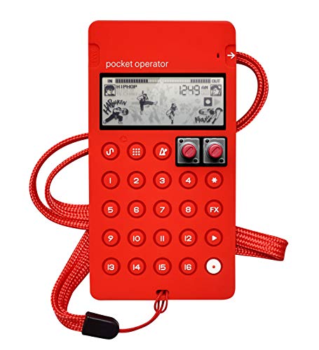 teenage engineering CA-X Pro Silicone Protective Case for Pocket Operator PO-133 Street Fighter (Red)