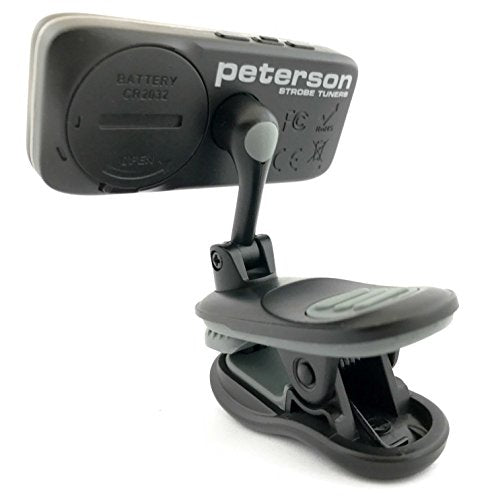 Peterson StroboClip HD Clip-On Tuner | Guitar, Bass, Violin, Ukulele, Harp, Brass, Woodwind, Orchestral