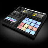 Native Instruments MASCHINE MK3 Drum Controller and USB Audio Interface Bundle with Samson R21S Dynamic Microphone, SR850 Semi-Open Headphones, 3' USB Extension Cable, and 2x 5' MIDI Cables