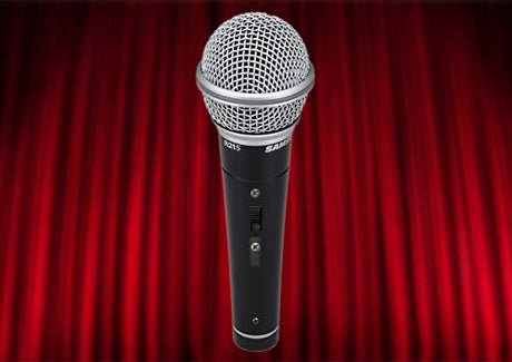 Samson R21S Dynamic Microphone for Vocal Recording, Live Performance, and Karaoke Bundle with Blucoil Pop Filter Windscreen, and Adjustable Microphone Tripod Stand