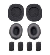 Blucoil EPMC-B350XT Replacement Ear Pad Cushions and Microphone Windscreens Kit for Blueparrott B350-XT Headset