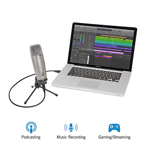 Samson 29/C01UPRO USB Microphone, Silver