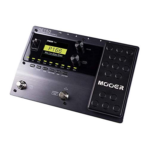 MOOER GE150 Electric Guitar Amp Modelling Multi Effects Pedal (Renewed)