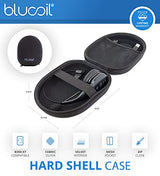 blucoil BlueParrott B350-XT Noise Cancelling Bluetooth Headsets - Updated Design for iOS/Android (2-Pack) Bundle Headphone Carrying Cases (2-Pack), and Replacement Windscreens & Ear Pads (2-Pack)