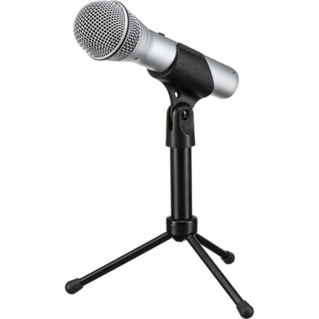 Samson Technologies Q2U USB/XLR Dynamic Microphone for Recording and Podcasting Pack, Silver