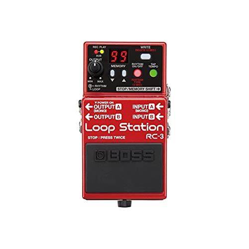 BOSS RC-3 Loop Station Pedal , red