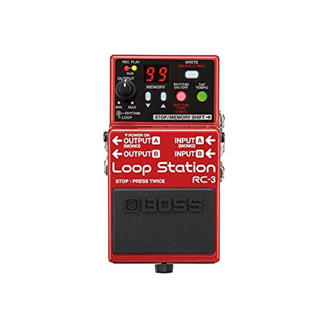 BOSS RC-3 Loop Station Pedal , red