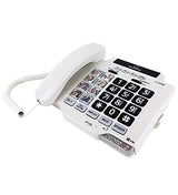 ClearSounds CSC500 Amplified Landline Phone with Speakerphone and Photo Frame Buttons - Up to 30dB Amplification, T-Coil Hearing Aid Compatible (Renewed)