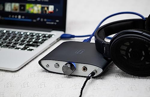 iFi Zen DAC - HiFi Desktop Digital Analog Converter with USB3.0 B Input/Outputs: 6.3mm Unbalanced / 4.4mm Balanced/RCA